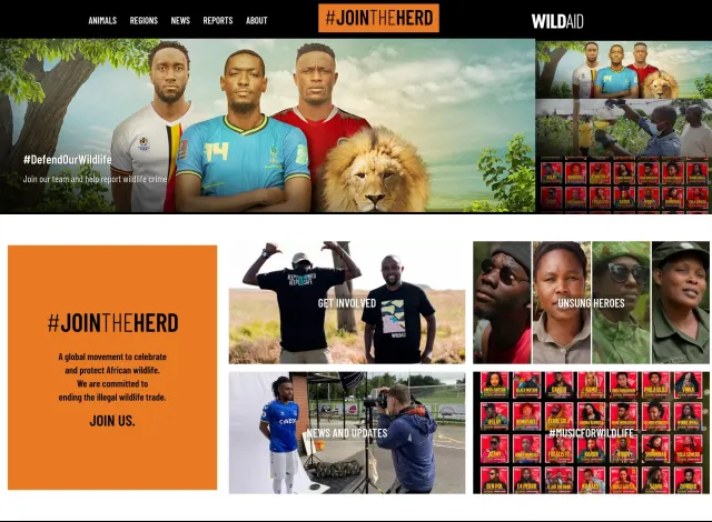 Join the Herd website screenshot.